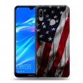 Дизайнерский пластиковый чехол для Huawei Y6 (2019) Флаг США