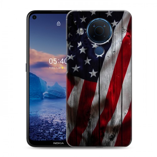 Дизайнерский силиконовый чехол для Nokia 5.4 Флаг США