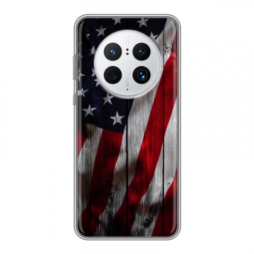 Дизайнерский силиконовый чехол для Huawei Mate 50 Pro Флаг США