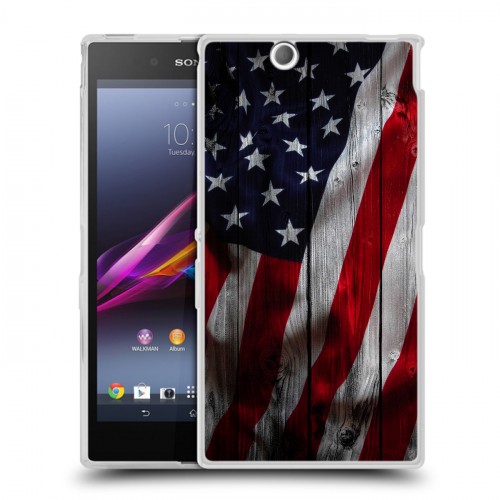 Дизайнерский пластиковый чехол для Sony Xperia Z Ultra  Флаг США