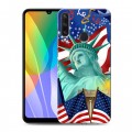 Дизайнерский пластиковый чехол для Huawei Y6p Флаг США