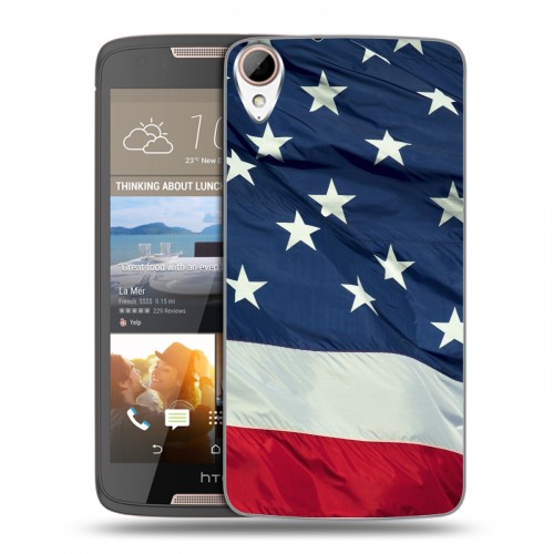 Дизайнерский пластиковый чехол для HTC Desire 828 Флаг США