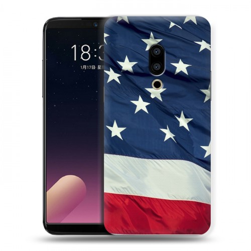 Дизайнерский пластиковый чехол для Meizu 15 Plus Флаг США