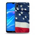 Дизайнерский пластиковый чехол для Huawei Y6 (2019) Флаг США