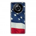 Дизайнерский силиконовый с усиленными углами чехол для Realme 11 Pro Флаг США