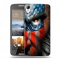 Дизайнерский пластиковый чехол для HTC Desire 828 Флаг США