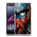 Дизайнерский пластиковый чехол для Sony Xperia Z Ultra  Флаг США