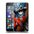 Дизайнерский пластиковый чехол для Microsoft Lumia 640 XL Флаг США