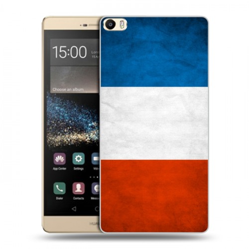 Дизайнерский пластиковый чехол для Huawei P8 Max Флаг Франции