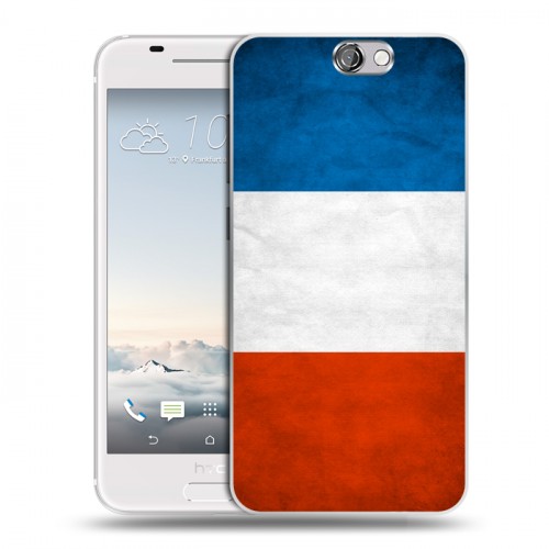 Дизайнерский силиконовый чехол для HTC One A9 Флаг Франции