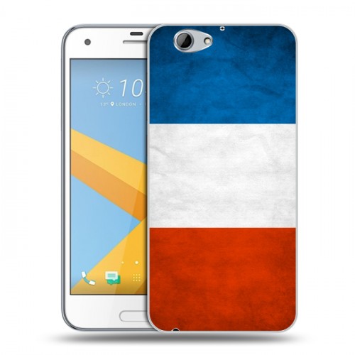 Дизайнерский пластиковый чехол для HTC One A9S Флаг Франции