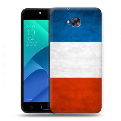 Дизайнерский пластиковый чехол для ASUS ZenFone 4 Selfie Флаг Франции