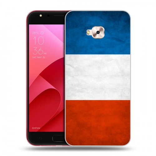 Дизайнерский пластиковый чехол для ASUS ZenFone 4 Selfie Pro Флаг Франции