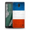 Дизайнерский силиконовый чехол для Nokia 1 Plus Флаг Франции