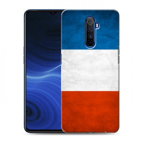 Дизайнерский силиконовый с усиленными углами чехол для Realme X2 Pro Флаг Франции