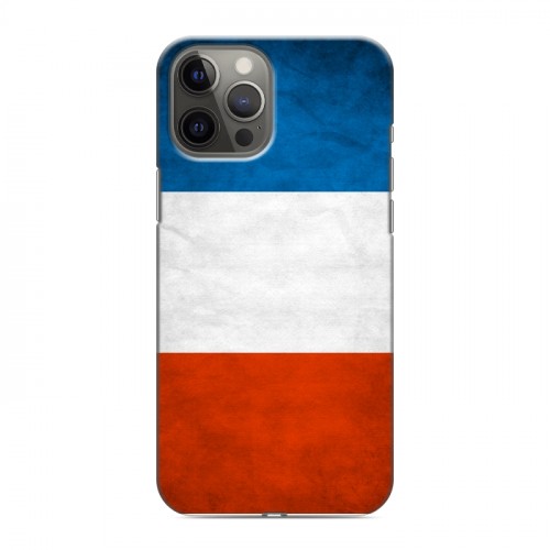 Дизайнерский силиконовый чехол для Iphone 12 Pro Max Флаг Франции