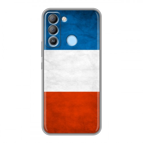 Дизайнерский пластиковый чехол для Tecno Pop 5 LTE Флаг Франции