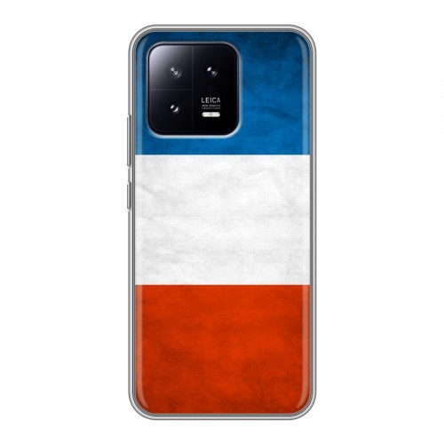 Дизайнерский силиконовый чехол для Xiaomi 13 Флаг Франции