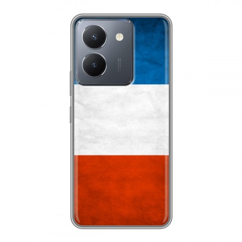 Дизайнерский силиконовый чехол для Vivo Y36 Флаг Франции