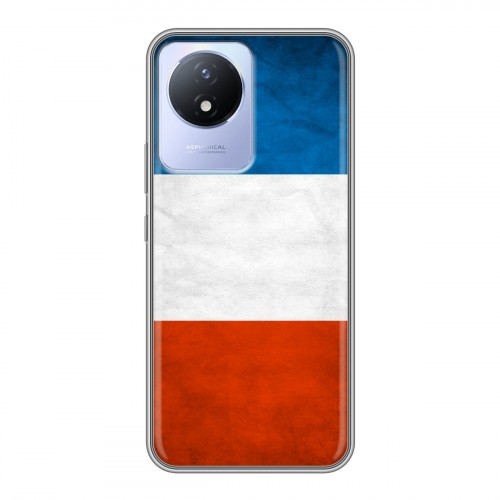 Дизайнерский силиконовый чехол для Vivo Y11 (2023) Флаг Франции
