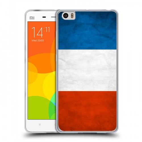 Дизайнерский пластиковый чехол для Xiaomi Mi Note Флаг Франции