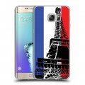 Дизайнерский пластиковый чехол для Samsung Galaxy S6 Edge Plus Флаг Франции