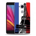 Дизайнерский силиконовый чехол для Huawei Honor 5X Флаг Франции