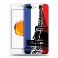 Дизайнерский силиконовый чехол для Iphone 7 Plus / 8 Plus Флаг Франции