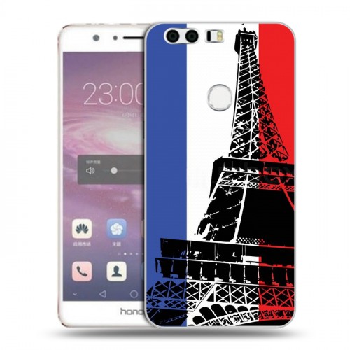 Дизайнерский пластиковый чехол для Huawei Honor 8 Флаг Франции