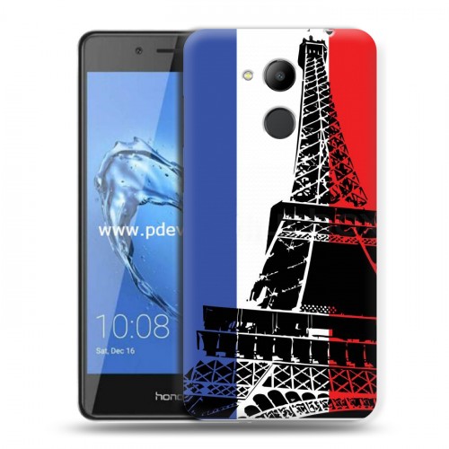 Дизайнерский пластиковый чехол для Huawei Honor 6C Pro Флаг Франции
