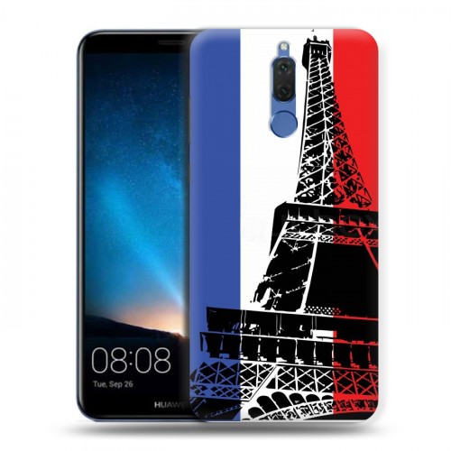 Дизайнерский силиконовый чехол для Huawei Nova 2i Флаг Франции