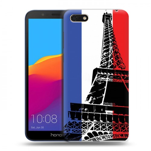 Дизайнерский пластиковый чехол для Huawei Honor 7A Флаг Франции