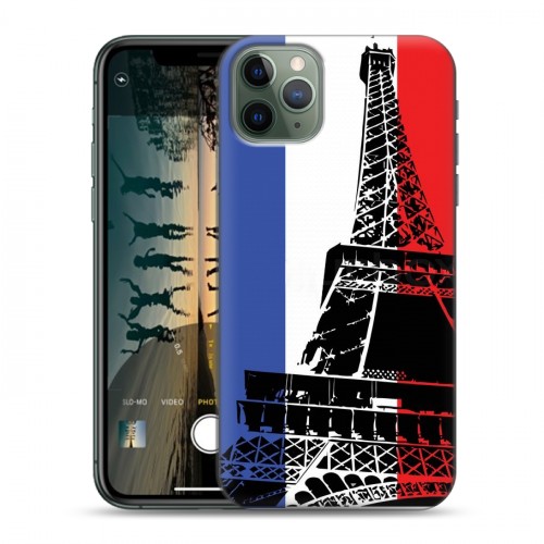 Дизайнерский пластиковый чехол для Iphone 11 Pro Max Флаг Франции