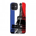 Дизайнерский силиконовый чехол для Iphone 12 Флаг Франции