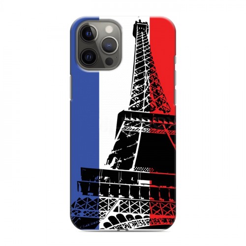 Дизайнерский силиконовый чехол для Iphone 12 Pro Max Флаг Франции