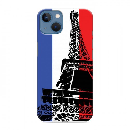 Дизайнерский силиконовый чехол для Iphone 13 Флаг Франции