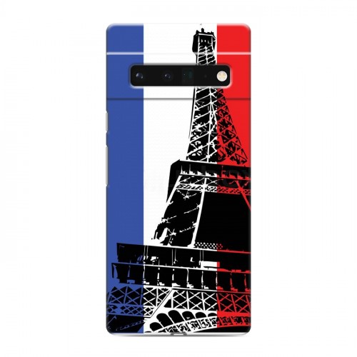 Дизайнерский силиконовый чехол для Google Pixel 6 Pro Флаг Франции