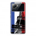 Дизайнерский силиконовый с усиленными углами чехол для Infinix Note 12 VIP Флаг Франции