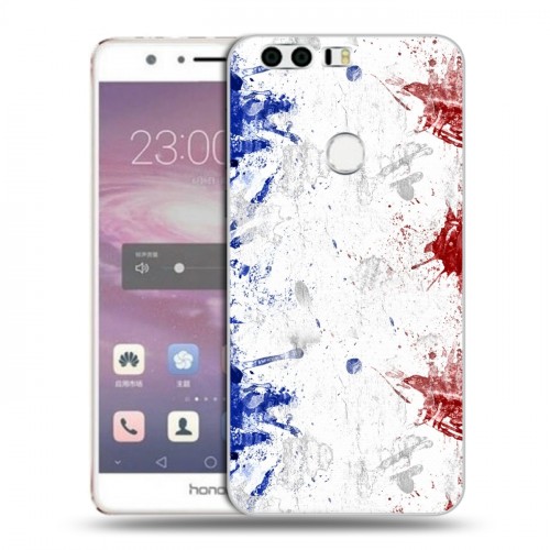 Дизайнерский пластиковый чехол для Huawei Honor 8 Флаг Франции