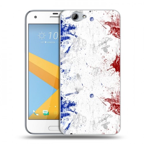 Дизайнерский силиконовый чехол для HTC One A9S Флаг Франции