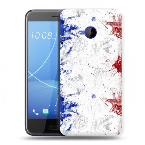Дизайнерский пластиковый чехол для HTC U11 Life Флаг Франции