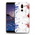 Дизайнерский пластиковый чехол для Nokia 7 Plus Флаг Франции