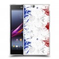 Дизайнерский пластиковый чехол для Sony Xperia Z Ultra  Флаг Франции