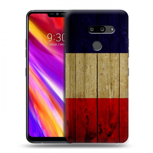 Дизайнерский пластиковый чехол для LG G8 ThinQ Флаг Франции