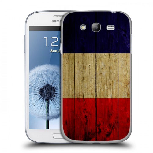 Дизайнерский пластиковый чехол для Samsung Galaxy Grand Флаг Франции