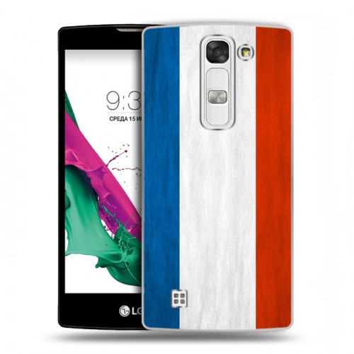 Дизайнерский пластиковый чехол для LG G4c Флаг Франции