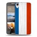 Дизайнерский силиконовый чехол для HTC Desire 828 Флаг Франции