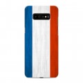 Дизайнерский пластиковый чехол для Samsung Galaxy S10 Plus Флаг Франции