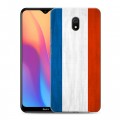 Дизайнерский силиконовый с усиленными углами чехол для Xiaomi RedMi 8A Флаг Франции