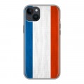 Дизайнерский пластиковый чехол для Iphone 14 Plus Флаг Франции